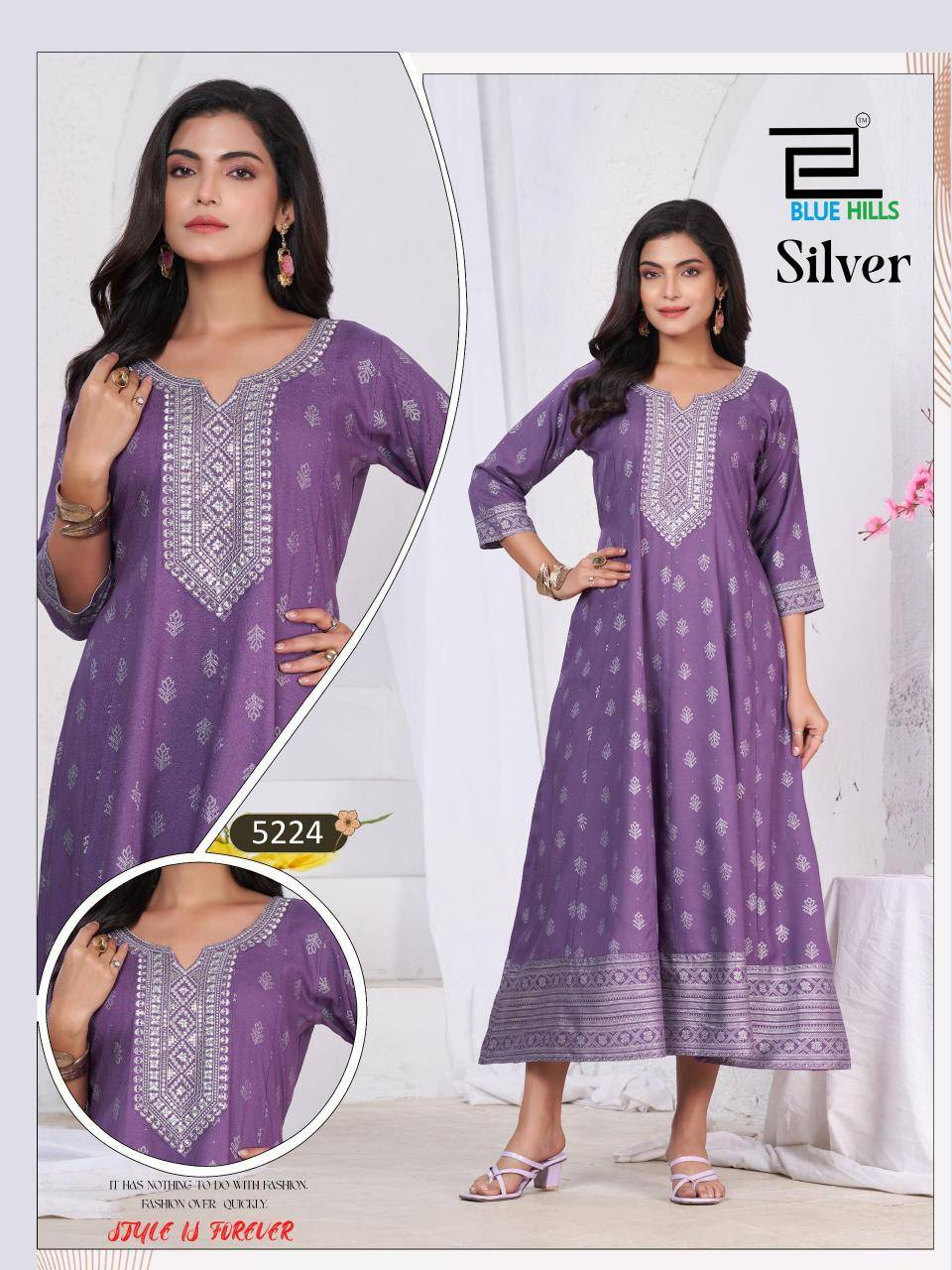 Blue hills silver Kurti manufacturers and suppliers in hydrabad